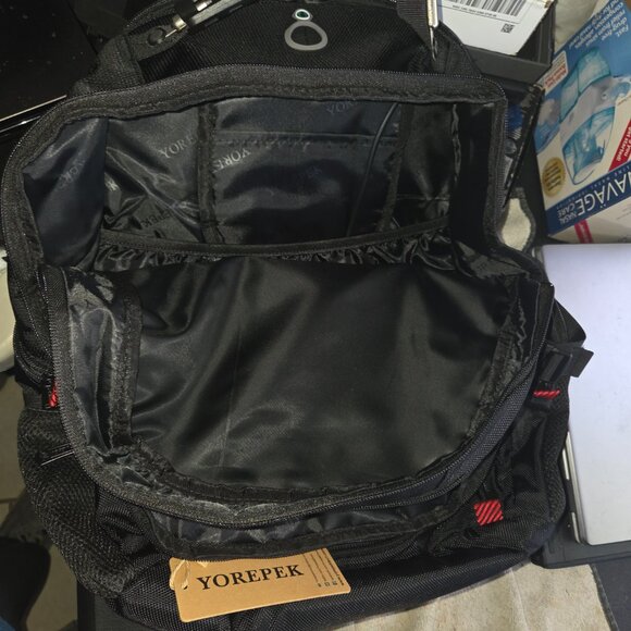 Yorepeck Black Back Pack condition new with tag. - Picture 5 of 7